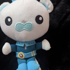 Cute Blue and White Plush Toy